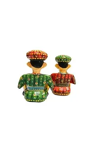 PALAK SAXENA Toys  Handicrafts,Handcrafted Indian Musicians (While Standing), Decorative Indian Band Set Traditional Decorative Showpiece-thumb1