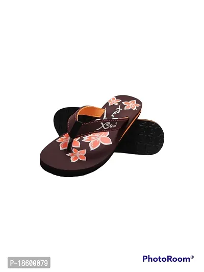 XSTAR Super Soft Casual, Stylish  Comfortable Hawai Flip Flop Slippers, Durable Anti-Skid, Light Weight For Women'S  Girls-thumb4