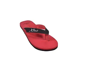 XSTAR Men Ultra Soft Comfortable solid Regular outdoor Walking Flat Solid Slipper 1 Pair (RED, numeric_6)-thumb3