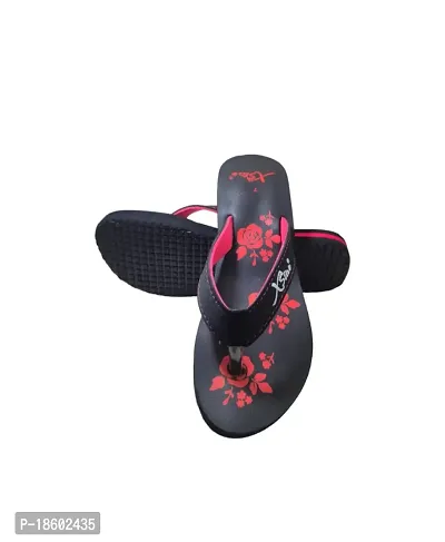 XSTAR Soft Stylish Comfortable Flat Fashion Flip Flops For Women Daily Use Wear Ladies Chappal Girls Footwear-thumb0