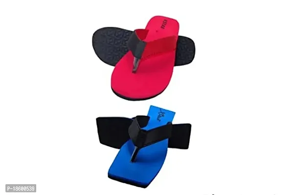 XSTAR Eco Flip Flops for Men | Stylish Comfortable Indoor Outdoor Fashionable Slippers for Men And Boys Set of 2-thumb0