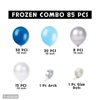 Krido Balloon Decoration Combo Frozen / Mermaid Theme-thumb2