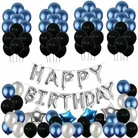 Krido 55 Pcs Blue Silver Birthday decoration birthday decoration combo-thumb4