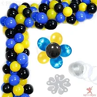 Krido Balloons Garlen Balloons Decoration with Balloon Flower Clip (for Birthday decoration, 92 Pcs (Multi)-thumb1