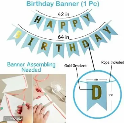 Krido 1st Birthday Decorations Kit For Baby Boy / 1st Birthday Decoration For Baby Boy-thumb3