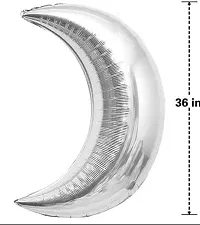 Krido Yellow Grey Silver Balloon Birthday Foil Moon Arch Glue Birthday Decoration Item-thumb3