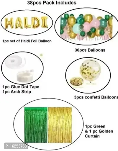 Krido haldi theme combo-pack of 38 (Multicolor 2)-thumb2