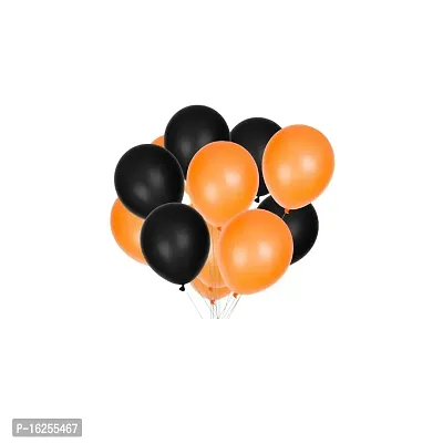 Krido Latex 33 Pcs Basketball Birthday Decoration Items Basket Ball Foil Balloon Set(Orange Black)-thumb3