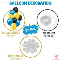 Krido Balloons Garlen Balloons Decoration with Balloon Flower Clip (for Birthday decoration, 92 Pcs (Multi)-thumb2