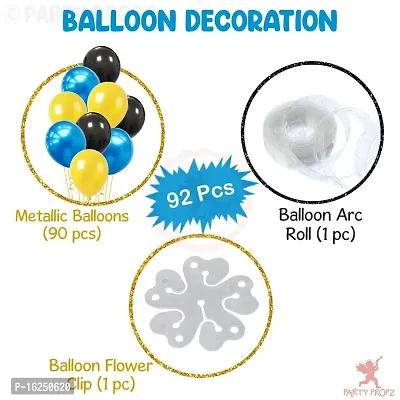 Krido Balloons Garlen Balloons Decoration with Balloon Flower Clip (for Birthday decoration, 92 Pcs (Multi)-thumb3