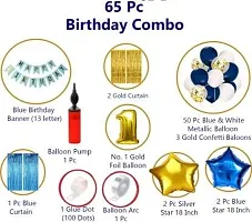 Krido 65 Pcs Premium birthday decorations kit (Set of 65)-thumb1