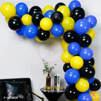 Krido Balloons Garlen Balloons Decoration with Balloon Flower Clip (for Birthday decoration, 92 Pcs (Multi)