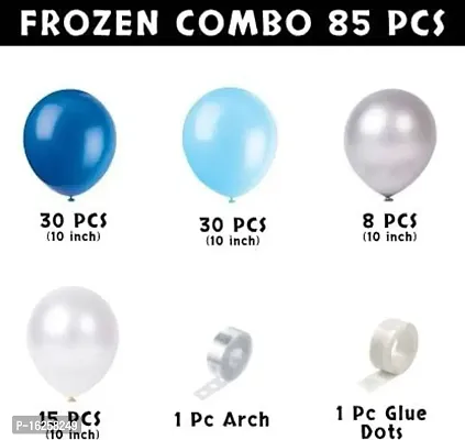 Krido Balloon Decoration Combo Frozen / Mermaid Theme-thumb3