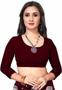 Elegant Maroon Art Silk Kanjeevaram Saree with Blouse piece-thumb1