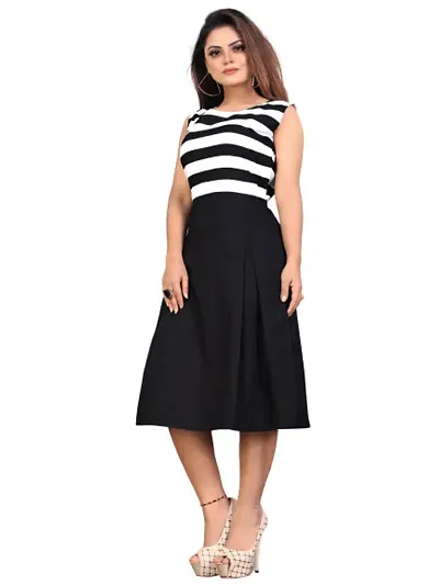 Stylish Crepe Dress For Women