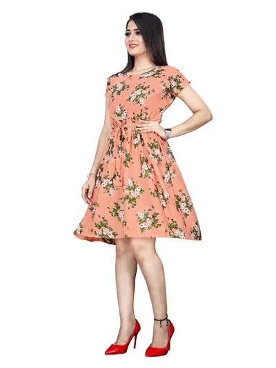 Stylish Crepe Dress For Women