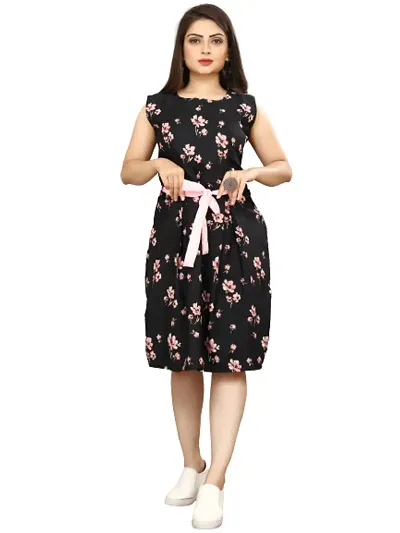 Stylish Crepe Dress For Women