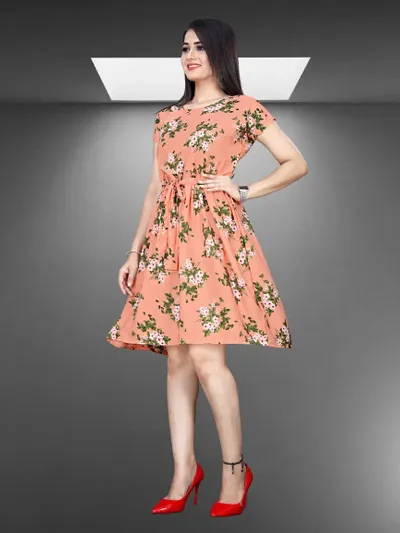 Stylish Crepe Dress For Women