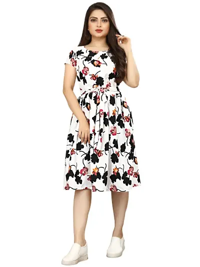 Stylish Crepe Dress For Women