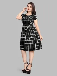 Stylish Crepe Dress For Women-thumb2