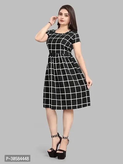 Stylish Crepe Dress For Women-thumb3