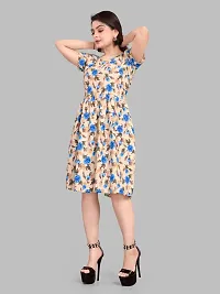 Stylish Crepe Dress For Women-thumb2