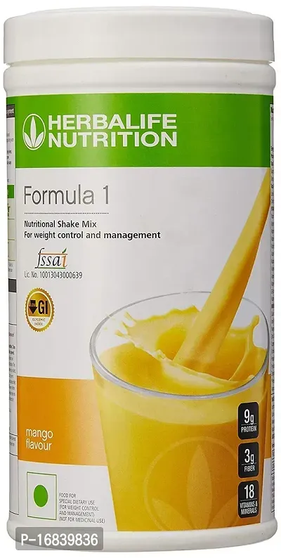 Herbalife Nutrition Formula 1 Nutritional Shake Mix, 500 g (Orange Cream)-thumb0
