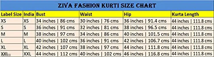 Ziva Fashion Women Cotton Rayon Embroidered Kurta-thumb2