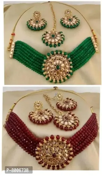 Party wear jewellery set combo pack-2-thumb1