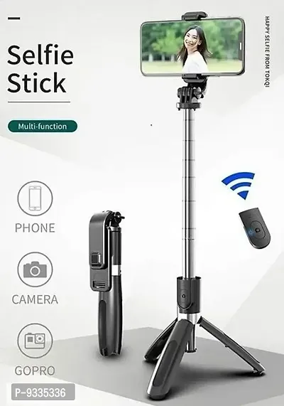 Mini Tripod Extendable Selfie Stick Monopod Mobile Phone Holder Stand Portable-thumb0