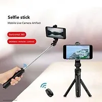 Mini Tripod Extendable Selfie Stick Monopod Mobile Phone Holder Stand Portable-thumb2