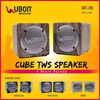 Unique CUBE TWS GBT-280 Pro Bass Wireless Bluetooth Speaker