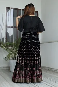 Designer  Rayon  Maxi Length Skirt For Women-thumb3
