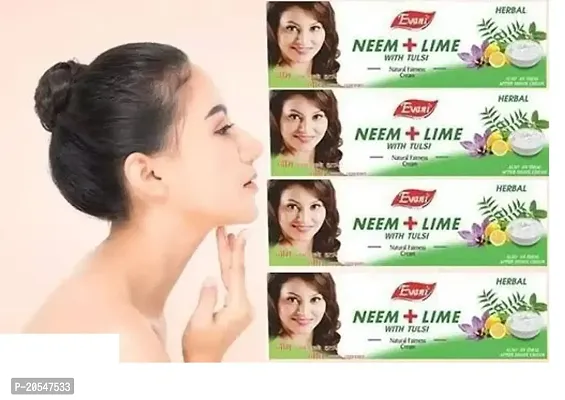 Professional Neem With Lime With Tulsi Fairness Cream Pack Of 4-thumb0