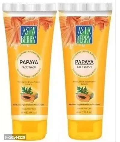 Asta Berry Papaya Face Wash Pack Of 2-thumb0