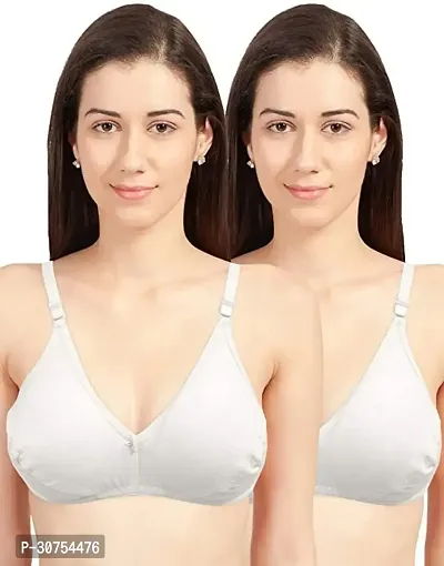 FastFocus Everyday Lift Up Bra for Women Full Coverage  Non Padded Women Everyday Non Padded Bra White-thumb0