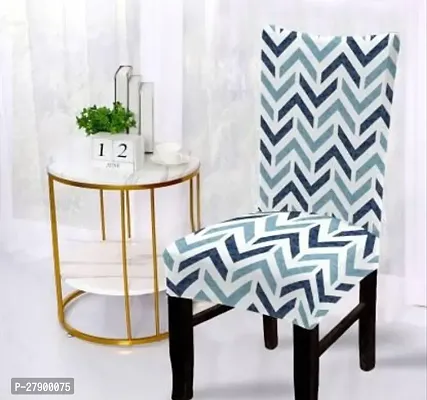 BLUE WHITE CHAIR COVER