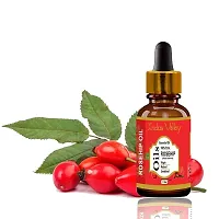 INDUS VALLEY 100% Pure and Natural Rosehip Oil for Hair  Face Care (15ml)-thumb1