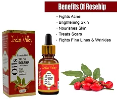 INDUS VALLEY 100% Pure and Natural Rosehip Oil for Hair  Face Care (15ml)-thumb3