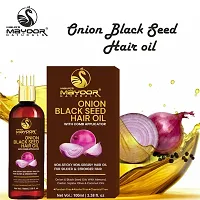 Mayoor Onion Black seed Hair Oil  - Controls Hair Fall - No Mineral Oil and Silicones-thumb1