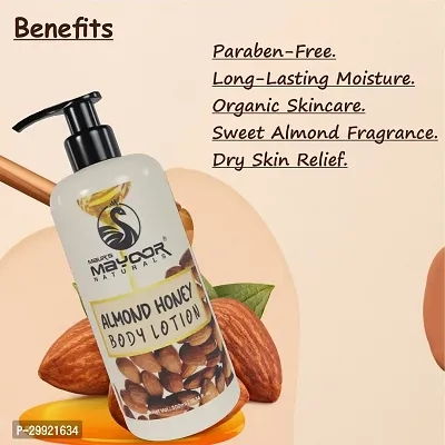 Honey Almond Body Lotion Nourishing and Brightening Ideal for Year-Round Skin Care with Natural Ingredients-thumb3