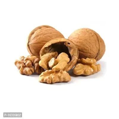 Organic Dried Walnut Without Shell - Premium Akhrot Giri - High In Protein  Iron - Low Calorie Nut Dry Fruit (500 Gm)-thumb0