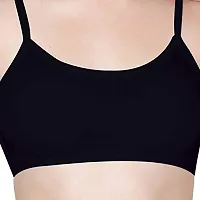 F.N.K STYLE Bralette for Women Cage Bra Cotton Blend Lightly Padded with Removable Pads Seamless Wire Free for Western Beach Wear & Backless Dresses - Pack of 2-thumb4