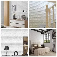 Odelee 3D PVC Wallpapers for Walls / Wall Stickers for Home Decoration,70 X 77 cm, (White)-thumb4
