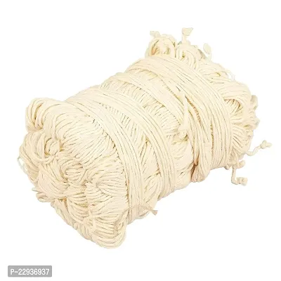 Puspanjali Herbals White, Yellow  Orange Cotton Janeu|Sacred Thread Janeu For Puja Made Of Pure Cotton Mota Dhaga-thumb0