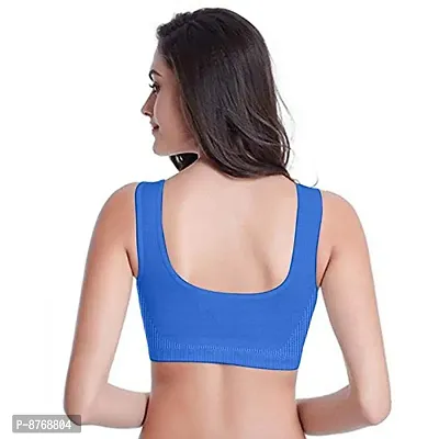 Firstwish Air Bra for Girls and Womens Blue-thumb2