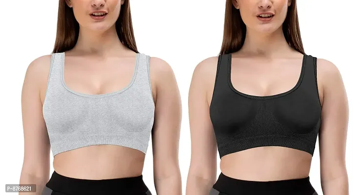 Shop 2 Pack Non Padded Sports Bras Online