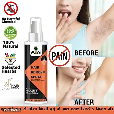 Hair Removal Spray For Men, 100 ml | Skin Soothing Aloe  Chamomile | Quick  Painless Hair Removal Cream Spray For Chest, Arms, Legs  Back-thumb2