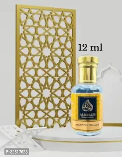 Al Khalid Jannat Ul Firdaus 12Ml Natural Attar Long Lasting Fragranceperfumefragrance Oil Rollon For Men And Women Attarittar For Men-thumb0