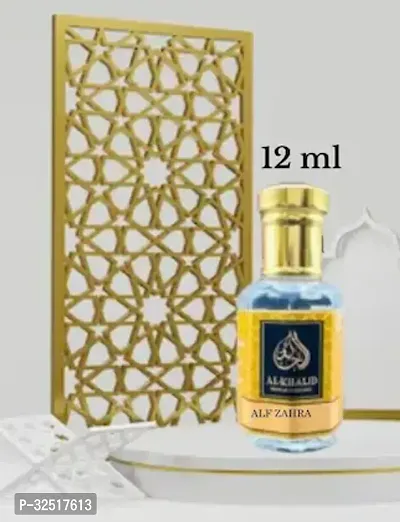 Al Khalid Alf Zahra 12Ml Attar Long Lasting Attarperfume For Men Women Attarittar For Men-thumb0